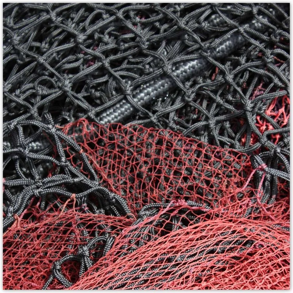 Poszterek 30x30 Piros halászháló