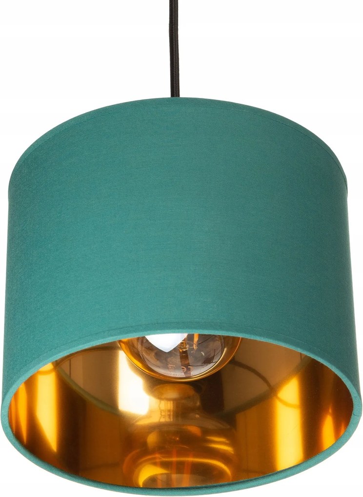 Oro zöld függőlámpa lámpabúrával