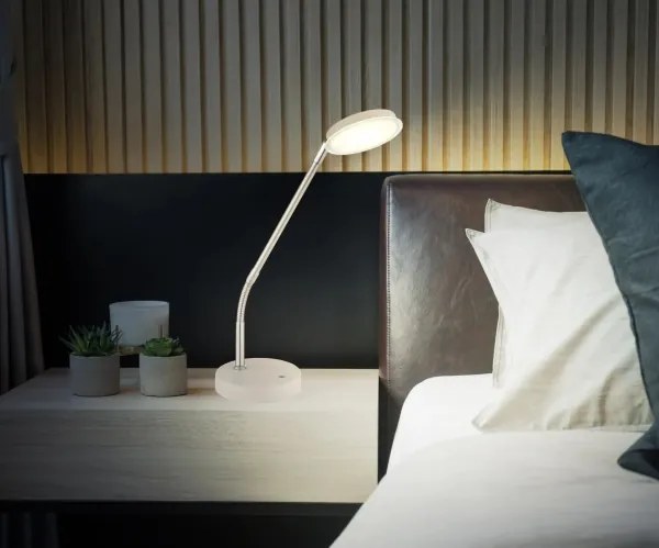 Globo 58504TSA - SILVIO érintésvezérlésű, dimmelhető asztali LED-lámpa LED/6,5W/230V bézs