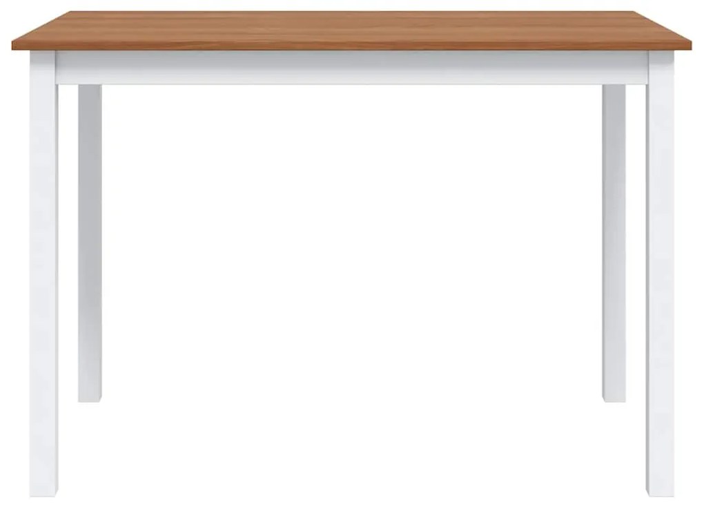 Fából Készült Asztal 4 Fából Készült Székkel / étkező garnitúra Barna