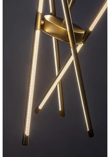 Rabalux 72339 - LED Csillár zsinóron HENLI2 LED/40W/230V 3000K arany