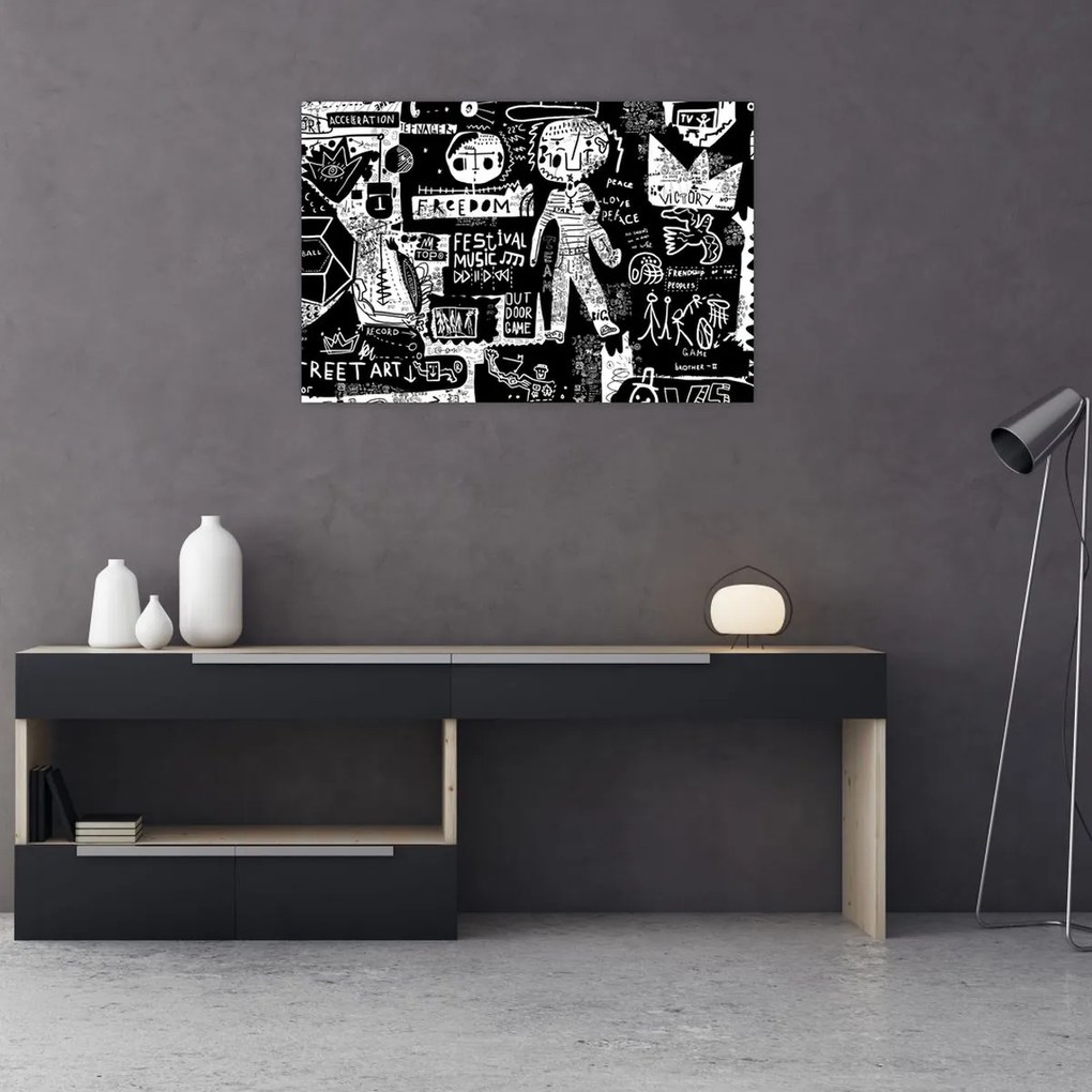 Kép - Graffiti (90x60 cm)