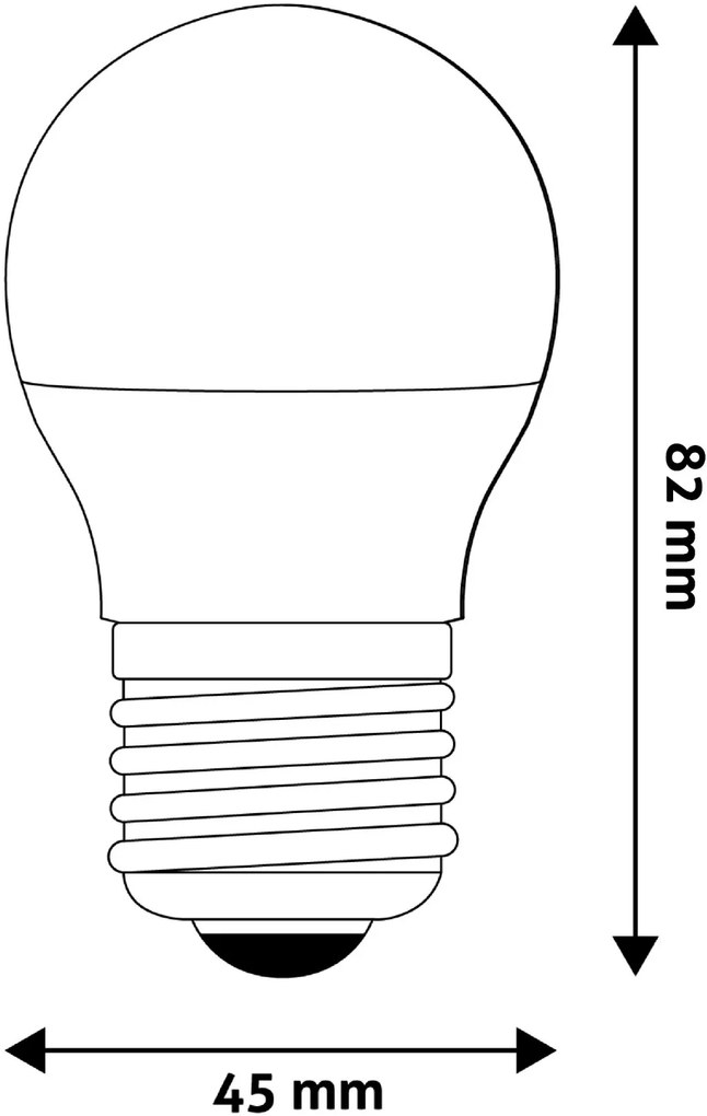 Avide LED Globe Mini G45 250LM 2.5W E27 NW 4000K