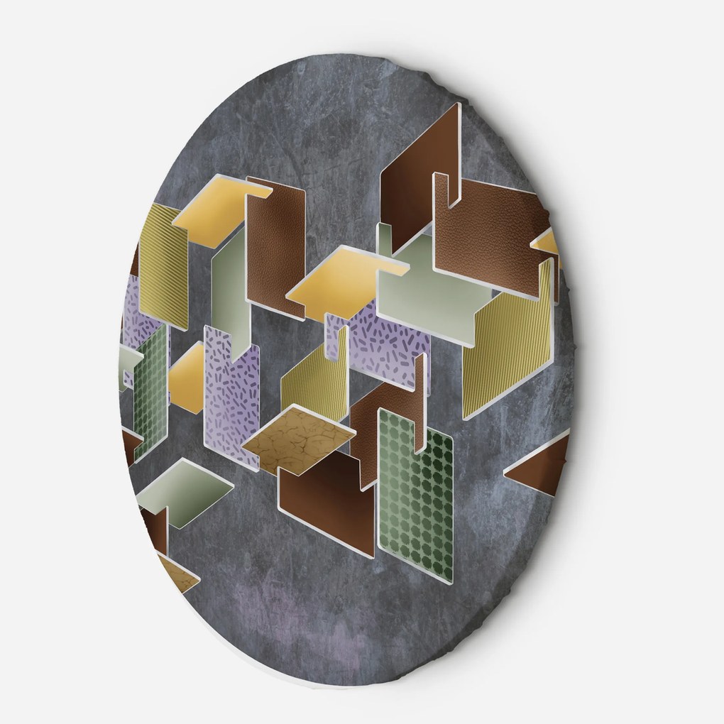 Gario Kerek vászonkép Puzzle abstrakt Méret: 80 x 80 cm