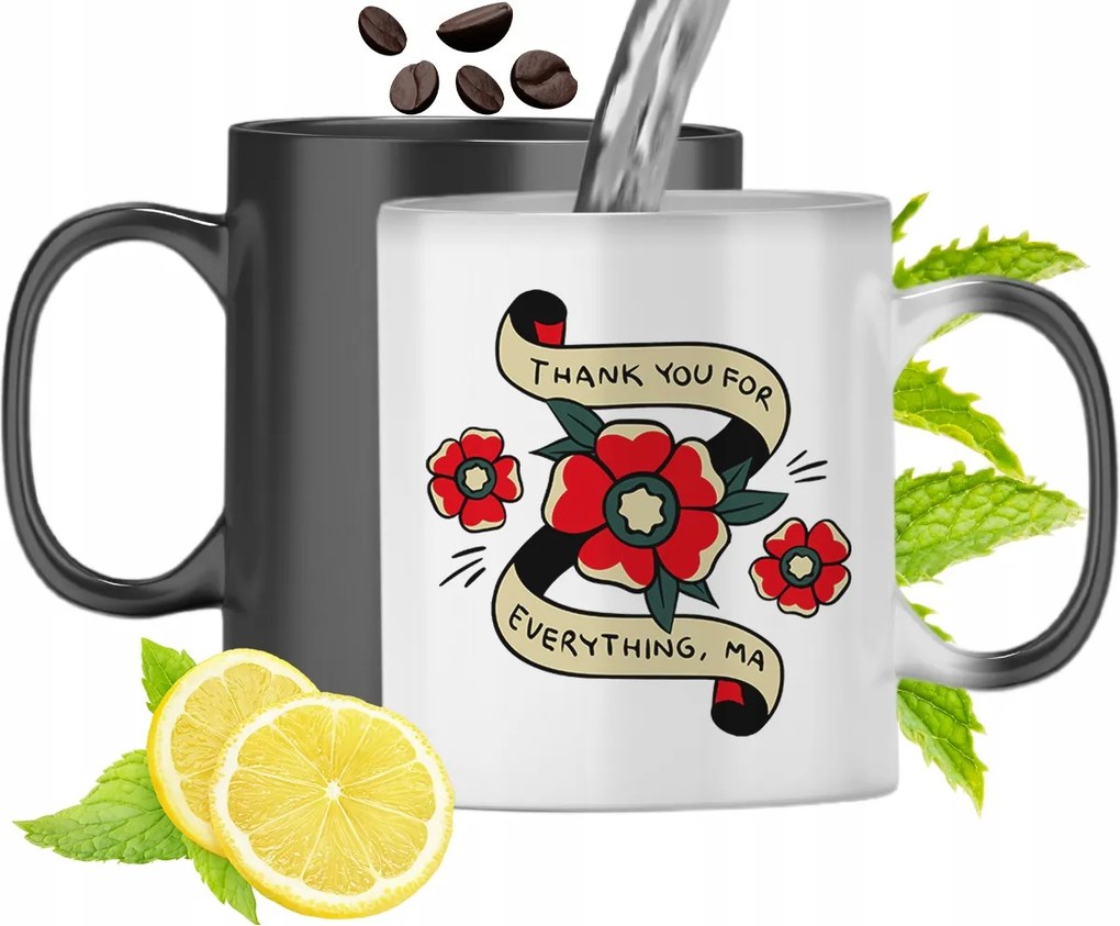 Mágikus Bögre Anyukáknak Színváltós, fényképes nyomattal