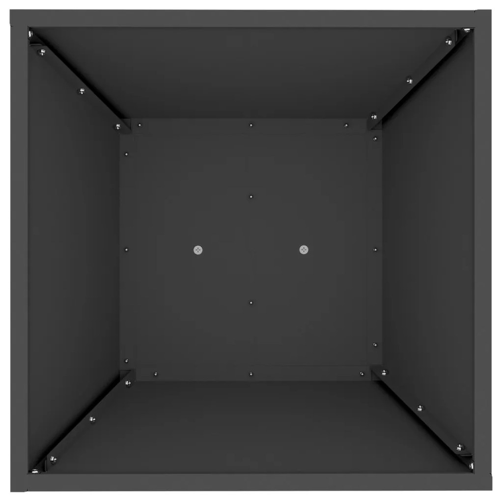 Növényállvány Fekete Fém 40 x 40 x 101 cm Virágcserép