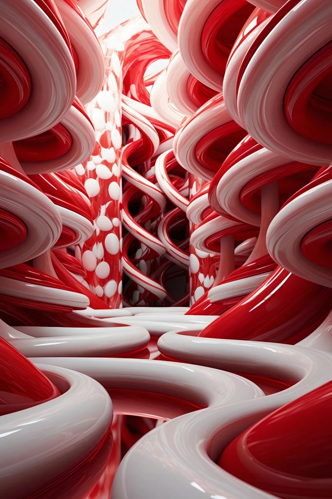 Poszter 30x45cm Vörös Örvények