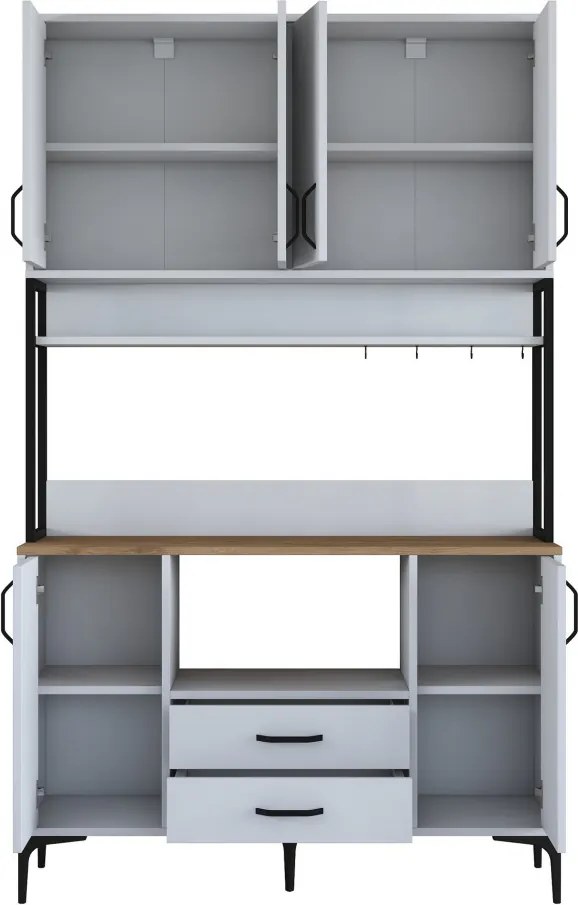 Konyhaszekrény, 120 cm – JE169
