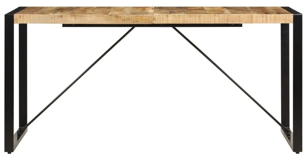 Tömör mangófa étkezőasztal 160 x 80 x 75 cm
