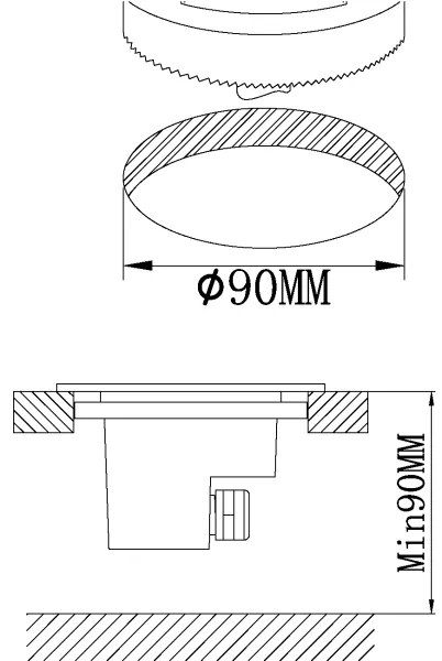 Eglo 93482 - LED Kültéri taposólámpa LAMEDO LED/2,5W/230V IP65