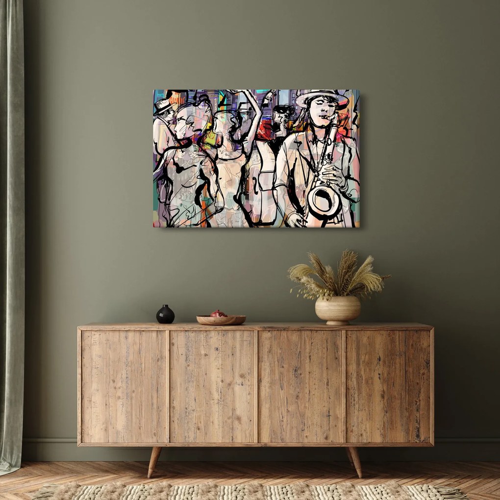 Kép - Jazz éjszaka (90x60 cm)
