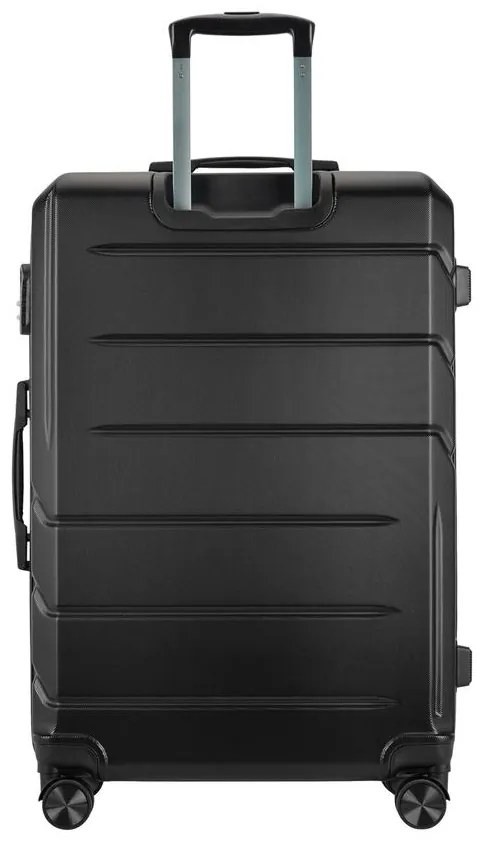 BONTOUR “SPINNER” Nagy Duplakerekes Gurulós bőrönd, 76x50,5x29,5 cm, Fekete