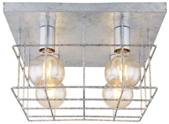 Globo 15530Z-4D - Mennyezeti lámpa MERRIL 4xE27/60W/230V