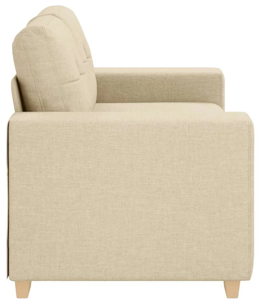 krém szövet loveseat kanapé 120 cm