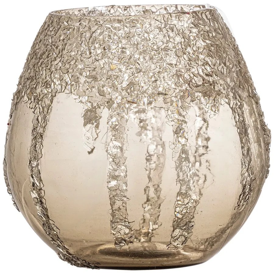 Üveg gyertyatartó teamécseshez Frosty – Bloomingville