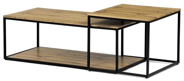 Dohányzóasztal 100 × 50 × 35 cm MDF vadtölgy CT-X7123 OAK
