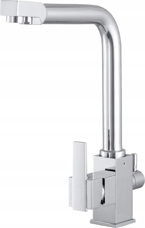 Nook háromutas konyhai csaptelep, króm