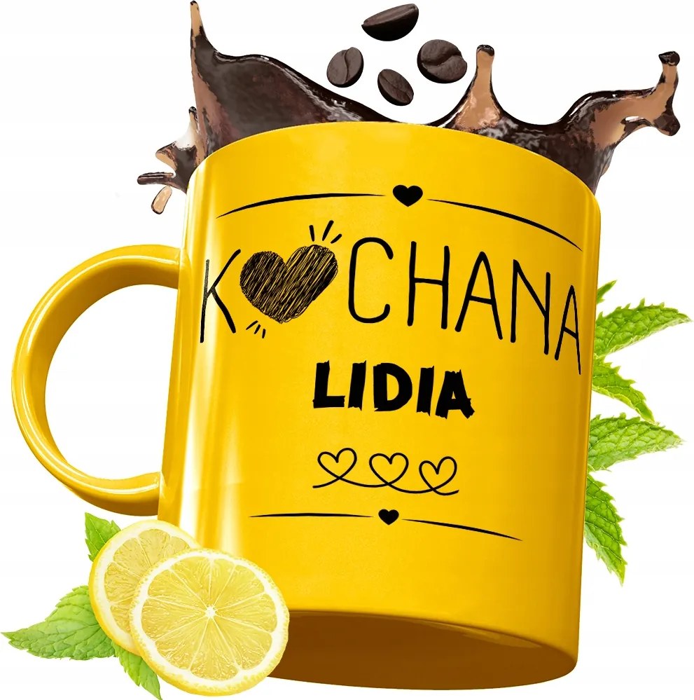 Arany Prémium Bögre Lídiának Születésnapra Ajándék Nyomtatott