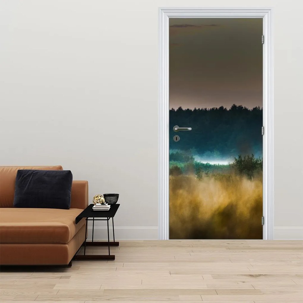 Fotótapéta ajtóra - Hegyi táj (95x205cm)