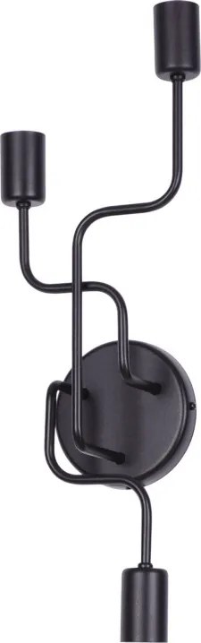 KAJA K-3896 SKADI Fekete Színű Fali Lámpa 3xE27 15W IP20