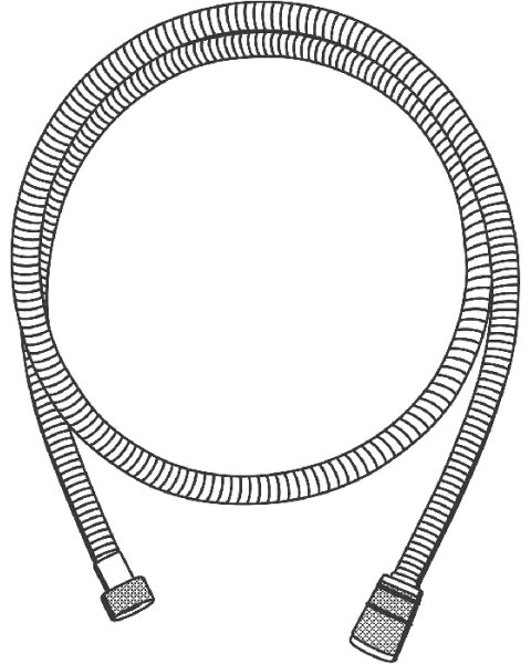 GROHE 22101000 - VITALIOFLEX METAL LONG-LIFE zuhanytömlő 1500 mm, króm