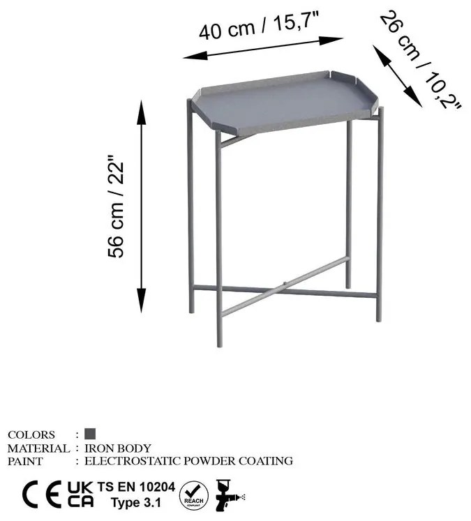 Dohányzóasztal Shb-009-C