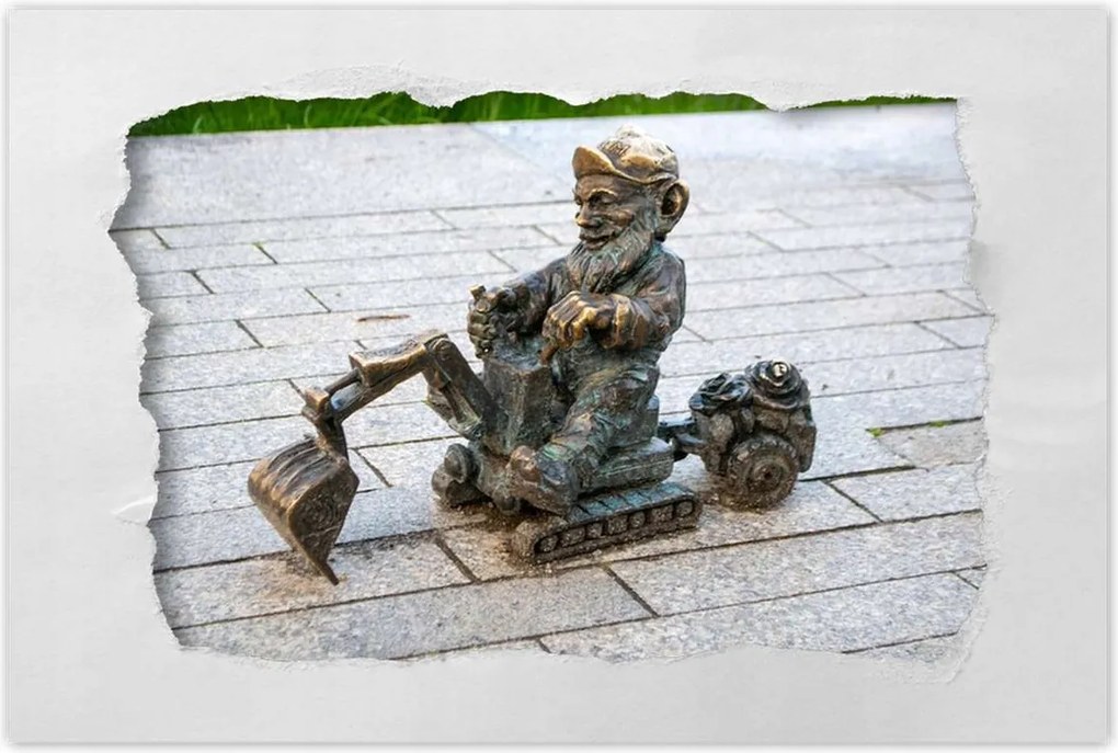 Poszter 60x40 Törpe kotrógép