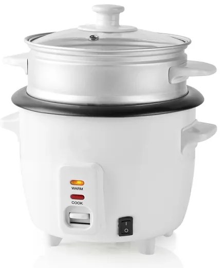 Nedis KARC06WT - Rizsfőző 300W/230V 0,6l fehér