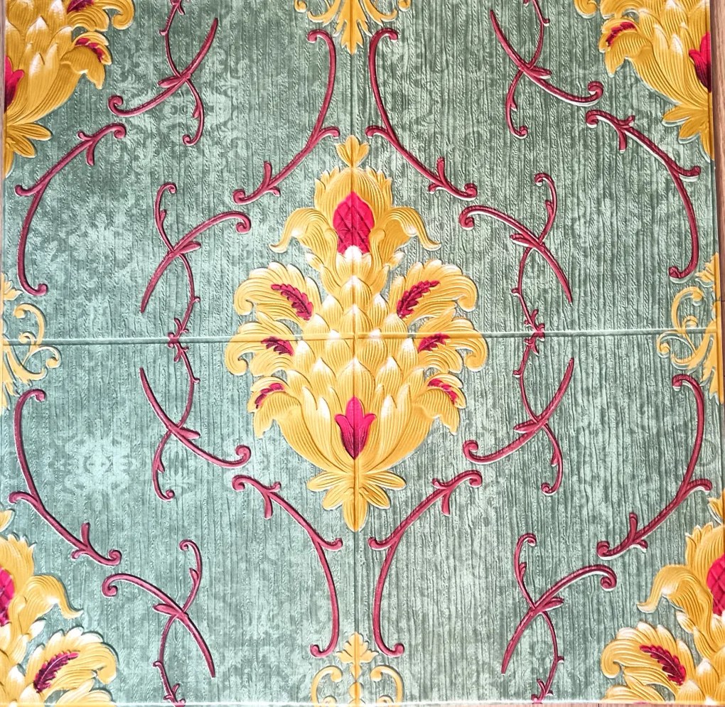10 Darab Öntapadós 3d Tégla Hatású Dekor Falmatrica Tapéta Rusztikus Szalon Mintás Színben 70x70x0,6 Cm