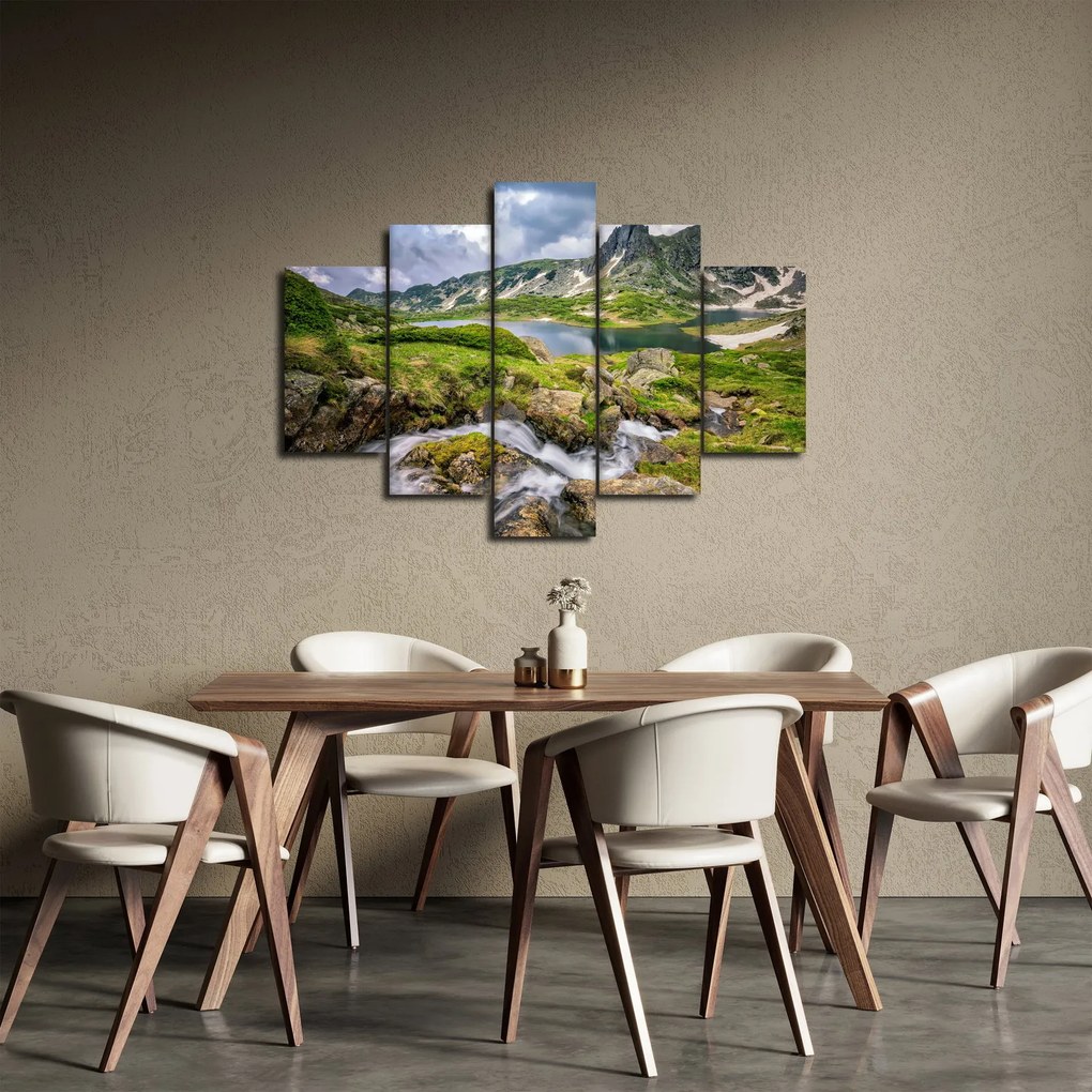 Kép - Kilátás a Rila hegyre (150x105 cm)