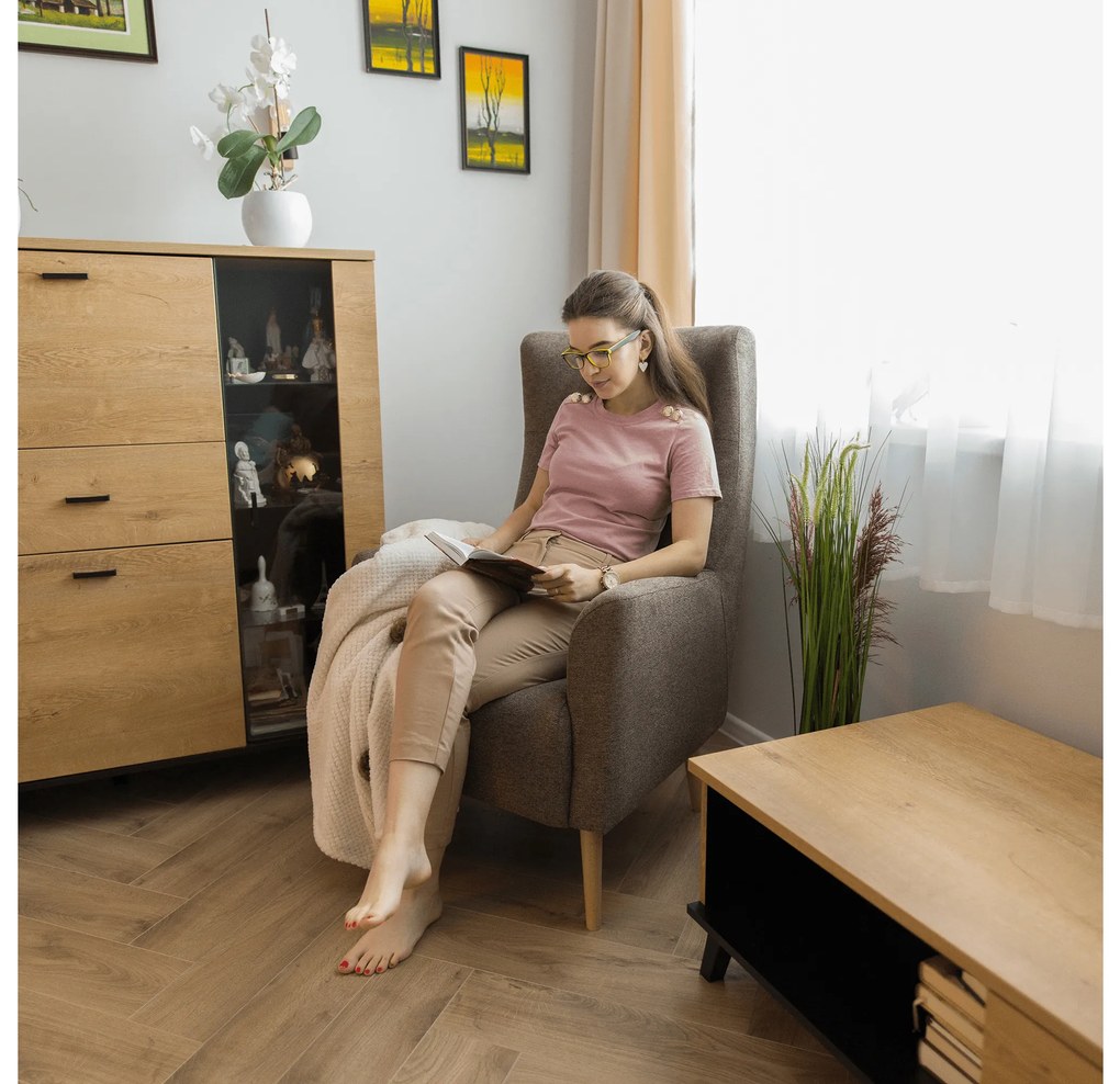 Relax fotel Saif (barna + bükk). 1065222