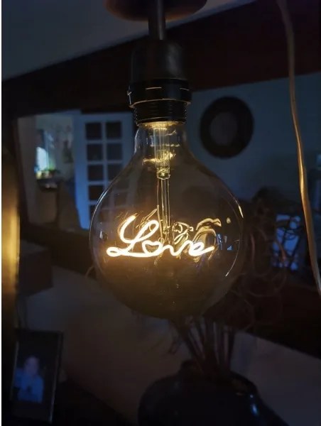 LED Dekorációs izzó FILAMENT G125 E27/5W/230V 2200K