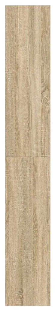 Könyvespolc Sonoma tölgy Mérnöki fa 100 x 30 x 198 cm Polcozás