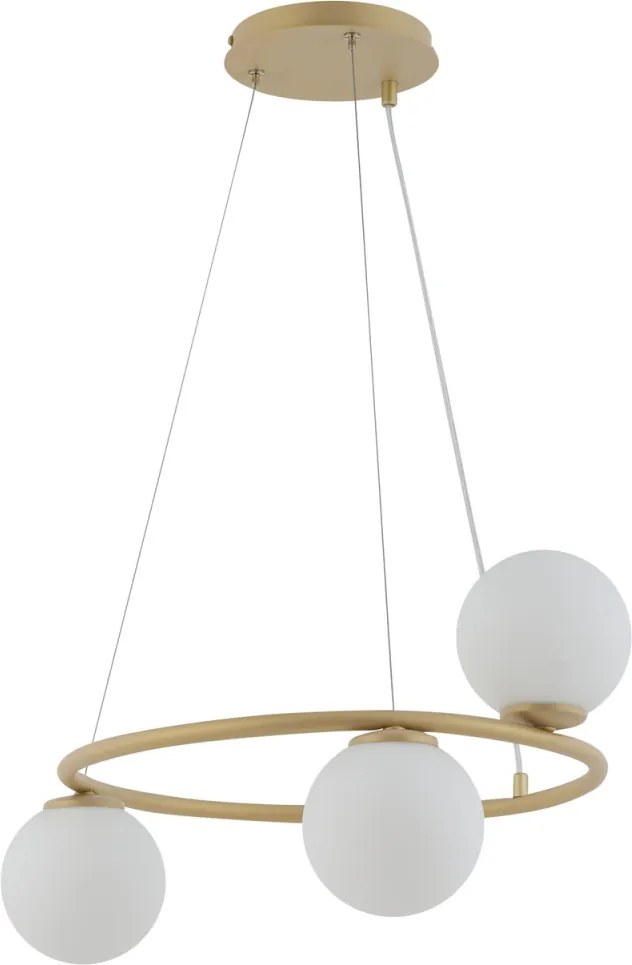 SIGMA LIGHTING 33380 GAMA Többágú Függesztett Lámpa Fehér, Arany G9 IP20