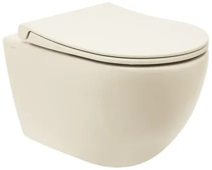 VitrA VitrA Project wc soft close ülőkével felakasztható taupe matt felülettel hátsó kifolyással 7510-020-6319