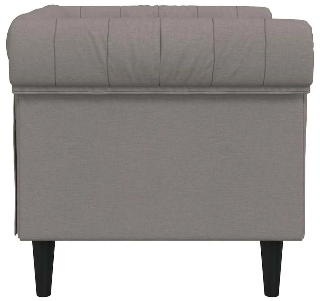 tópszínű szövet Chesterfield kanapé