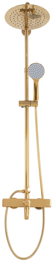 REA - Aldi zuhanygarnitúra csapteleppel 150mm, arany, REA-P8802