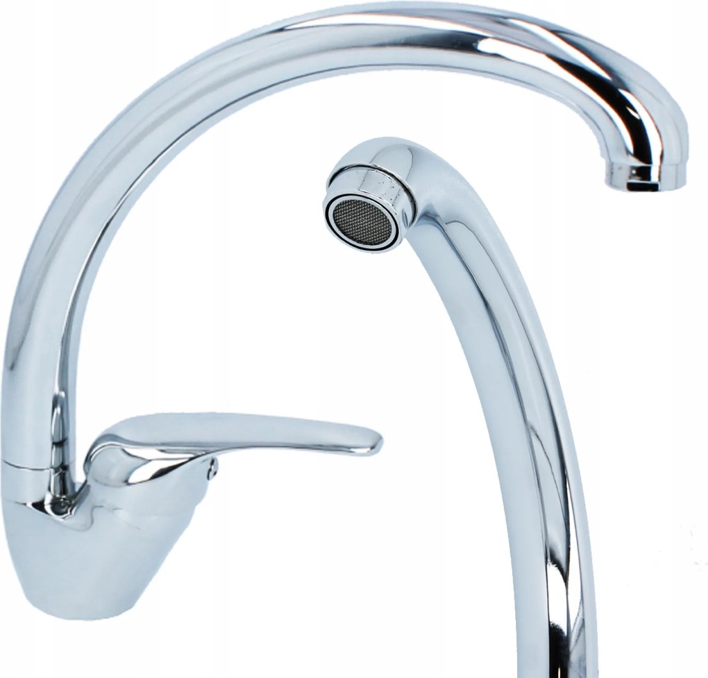 Konyhai Mosogató Csaptelep Álló Mozgatható Konyhai Csaptelep Magas Króm Ow