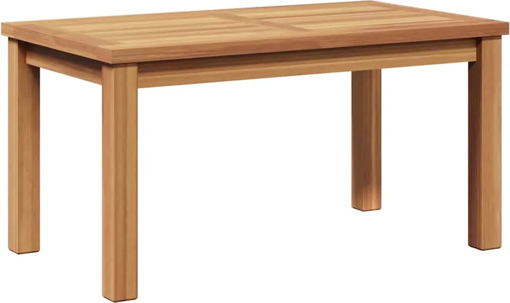 vidaXL Dohányzóasztal Barna 70 x 40 x 36 cm Tömör Teakfa