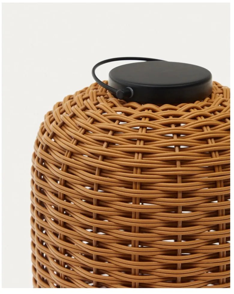 Natúr színű LED szabályozható asztali lámpa (magasság 37 cm) Saranella – Kave Home