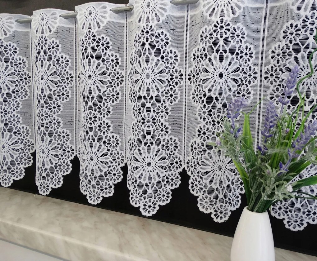 Mg Irigység Panel jacquard fehér 35688 90cm