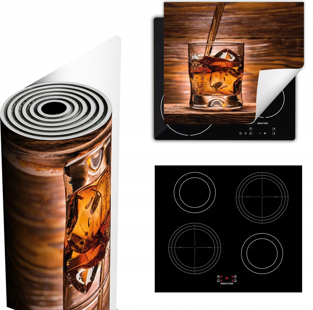 Tűzhelyvédő Szőnyeg Több Hely 60x52 Whisky fa