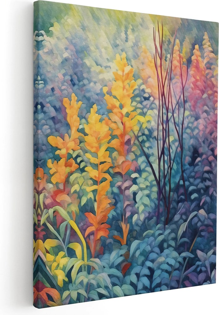 Vászonkép Nappaliba Falikép Konyhába Virágok 50x70 cm