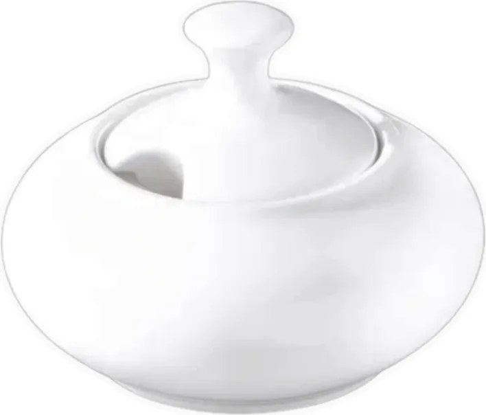 Cukortartó kicsi 250 ml Wilmax fehér porcelánból