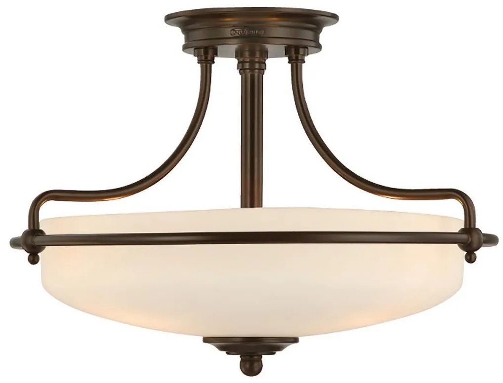 Elstead QZ-GRIFFIN-SFS-PN - Felületre szerelhető csillár GRIFFIN 3xE27/100W/230V bronz