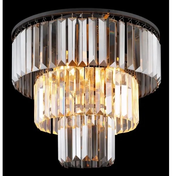 Globo 15695D - Felületre szerelhető csillár NAXIS 3xE27/40W/230V átm. 40 cm fekete