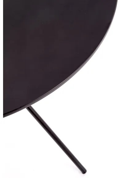 HOMORA fekete étkezőasztal