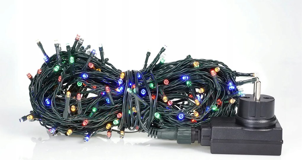 Karácsonyfa lámpák programozóval 100 db Led mix