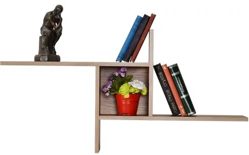 Fali polc 50x100 cm barna