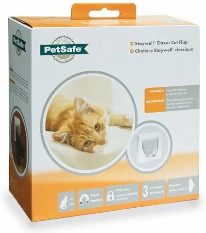PetSafe® Staywell Classic mágneses ajtó, fehér,22,4 x 22,4 cm